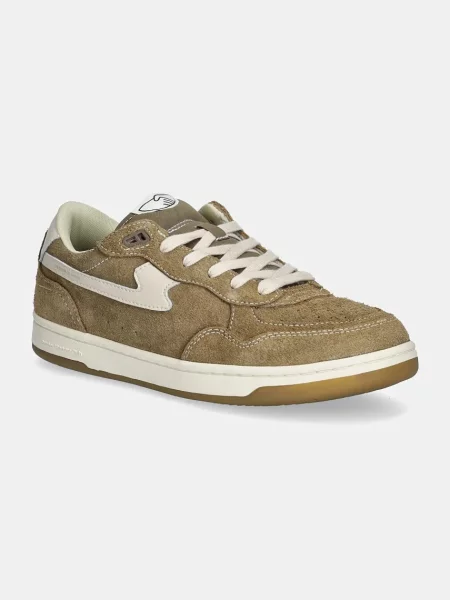 Stepney Workers Club sneakersy zamszowe Pro Cup 01 S-Strike Geo-Merged zielony