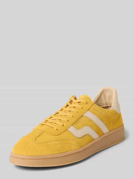 Sneakersy z naturalnej skóry model Cuzmo' Gant żółte
