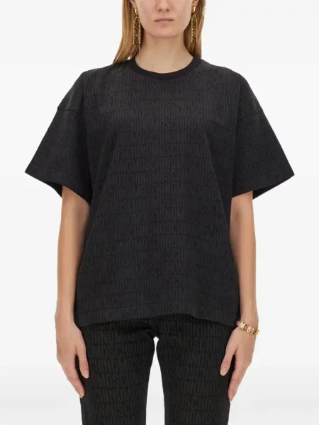 Tricou Moschino cu imagine negru