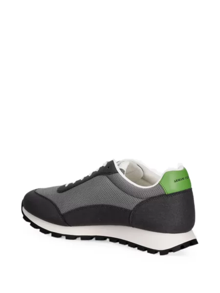 Tenisice Armani Exchange s autogramom siva