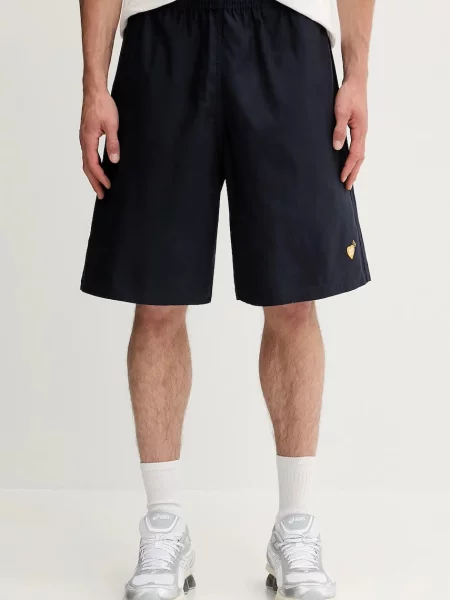 Human Made pantaloni scurți din Woven bleumarin