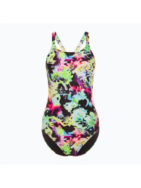Дамски бански костюм от една част Nike Hydrastrong Multi Print Fastback Rainbow
