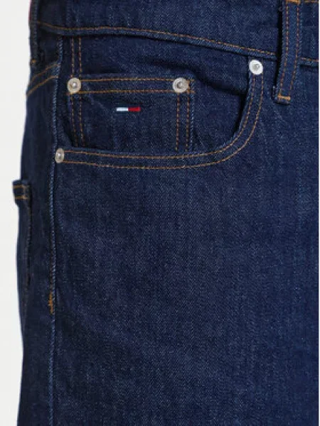 Tommy Jeans Džinsiniai šortai Jaimie Tamsiai mėlyna