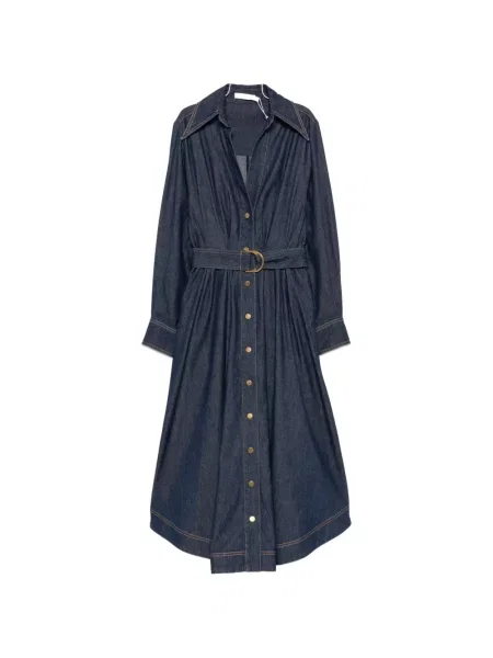 Rochie din denim Zimmermann albastru