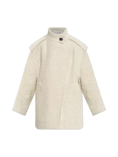 Płaszcz Iro wełniany beżowy