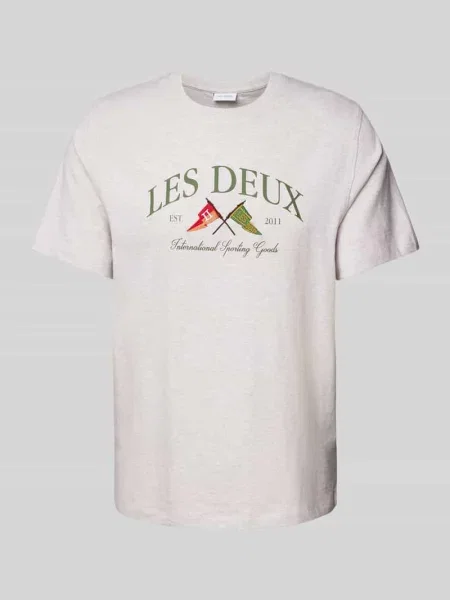 T-shirt z wyhaftowanym logo model ‘Ivy’ Les Deux