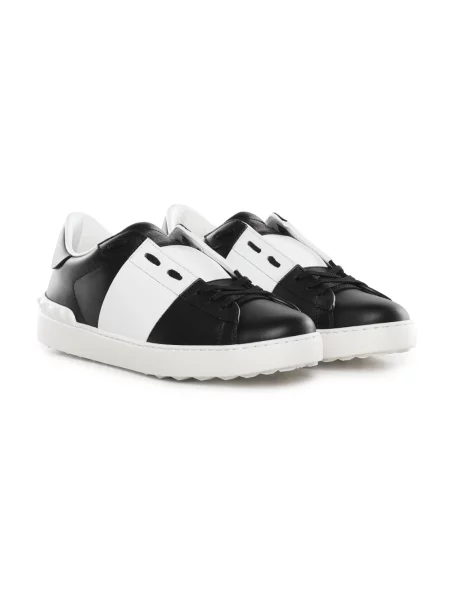 Sneakersy Valentino Garavani skórzane czarne