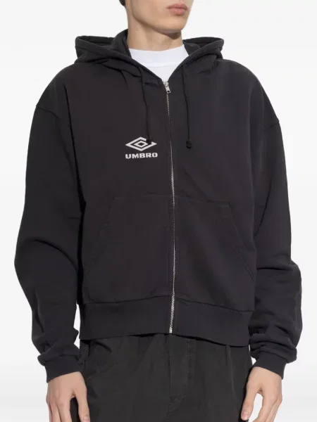 Hoodie Umbro με κέντημα μαύρο