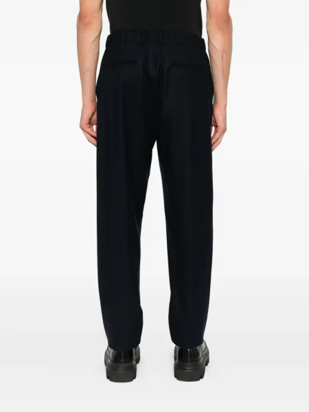 Pantaloni Giorgio Armani plisate albastru