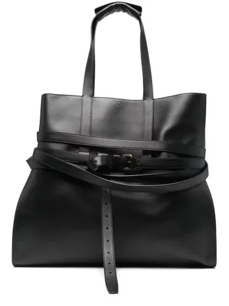 Geantă Moschino din piele negru