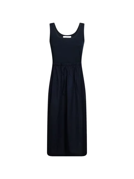 Sukienka maxi Alpha Studio ze sznurkiem niebieska