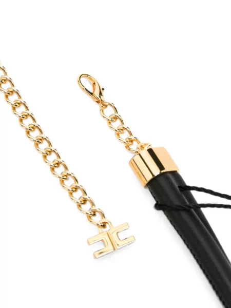 Curea Elisabetta Franchi cu autograf negru