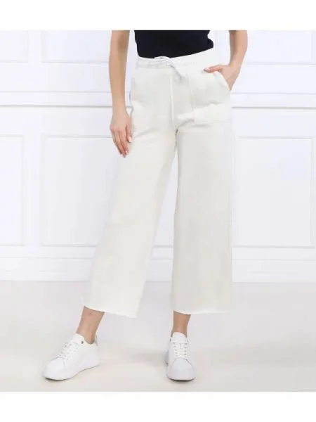POLO RALPH LAUREN Jogger nadrág | Straight fit fehér