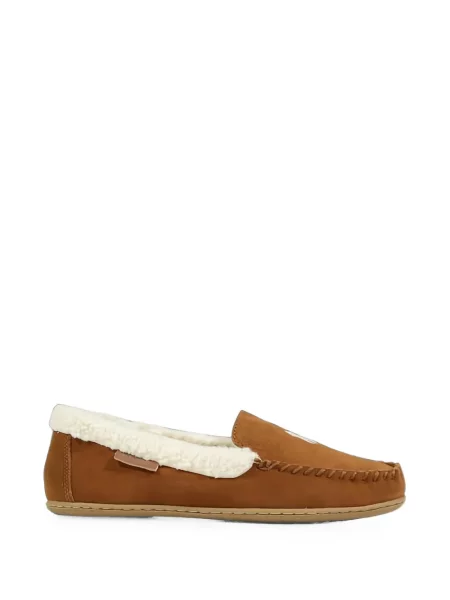 Pantofi loafer Polo Ralph Lauren din piele de oaie maro
