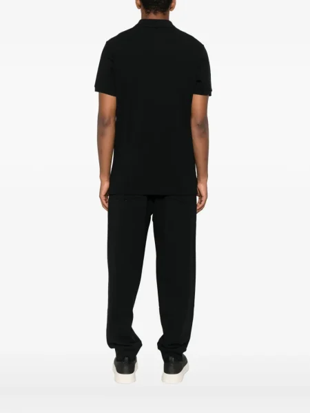 Tricou polo Moschino cu imagine negru