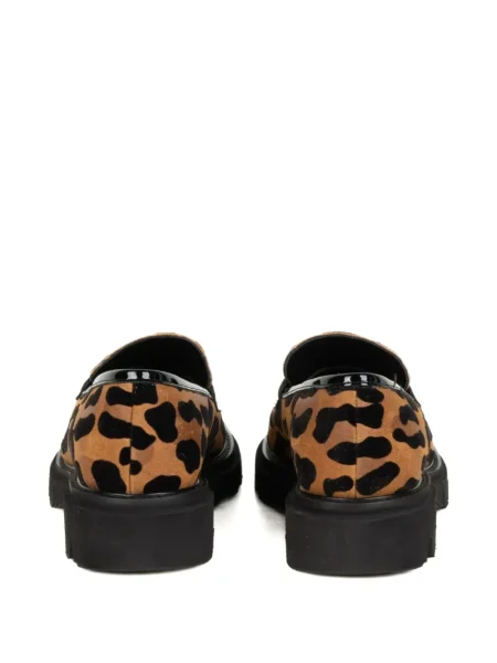 Kožne loaferice Luca Grossi smeđa