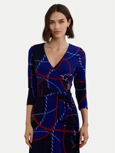 LAUREN RALPH LAUREN Rochie cocktail Bleumarin roșu