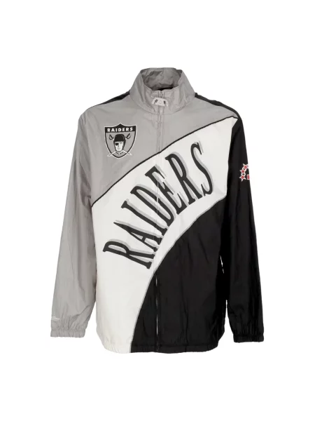 Wiatrówka Mitchell & Ness z nadrukiem retro