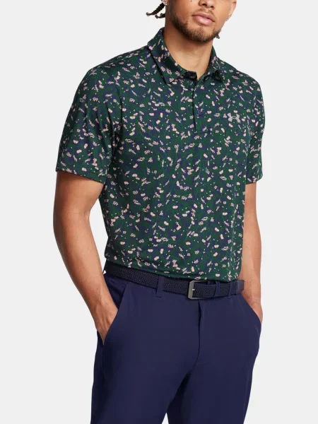 Polokošeľa Under Armour s potlačou modrá