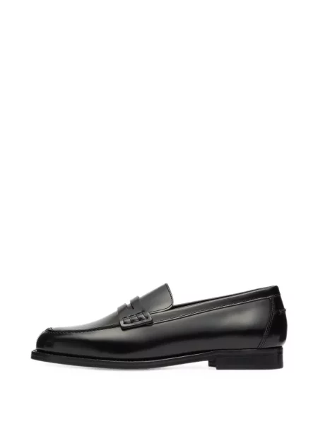 Pantofi loafer Lottusse din piele negru
