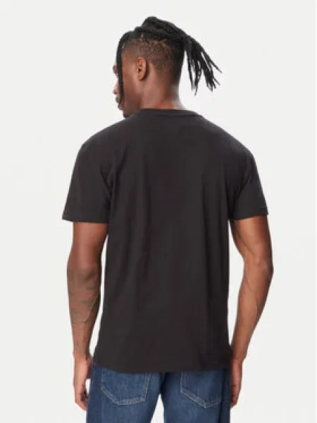 Tommy Jeans Tričko Tjm Reg Sflag Ss Tee Ext čierna
