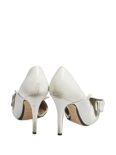 Pantofi cu toc N°21 din piele alb