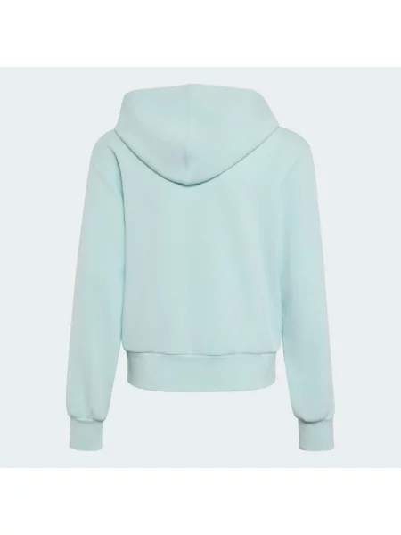 Bluza dresowa adidas Girls Full Zip Hoodie miętowa