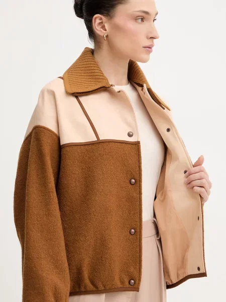 Sessun коротка куртка з вовною