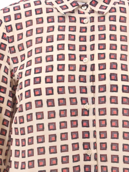 Cămașă Aspesi cu imagine cu imprimeu geometric