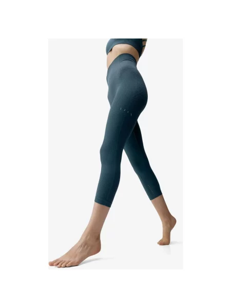 Długie legginsy Born Living Yoga Apamala w kolorze ciemnoniebieskim S niebieskie