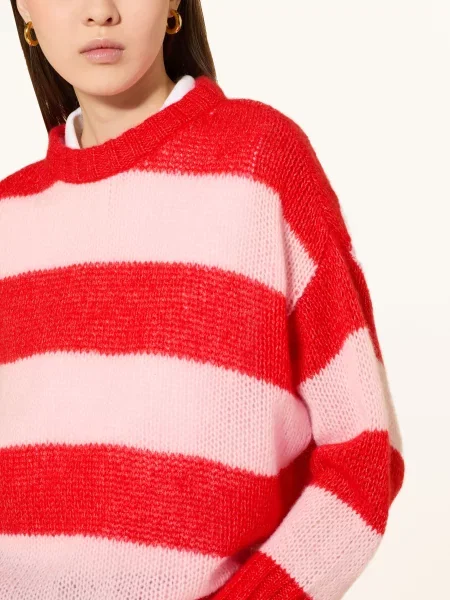 Mrs & Hugs Sweter Z Kaszmiru rot różowy
