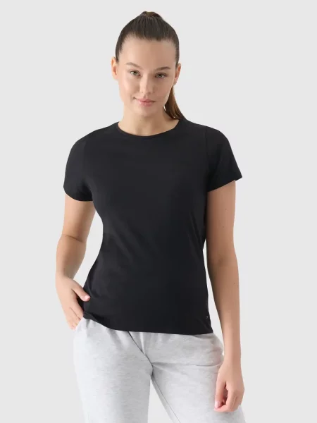 4F t-shirt treningowy koszulka do ćwiczeń S czarna