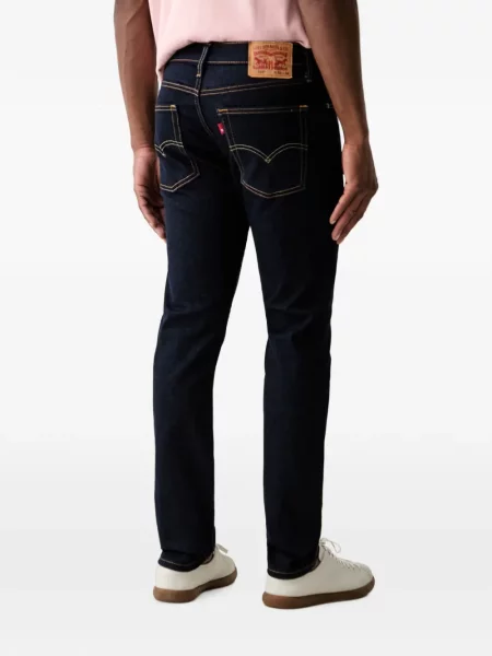Decupat pantaloni scurți din denim Levi's® zdrențuiți cu talie înaltă albastru
