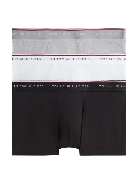 Tommy Hilfiger Underwear Boxeri gri amestecat / roșu intens / negru alb