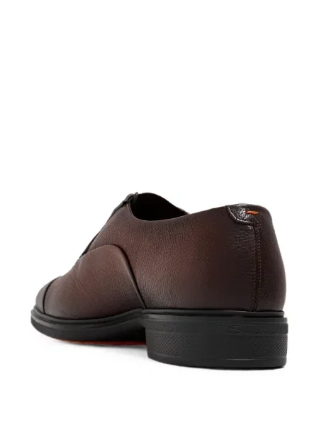 Șapcă Santoni din piele maro