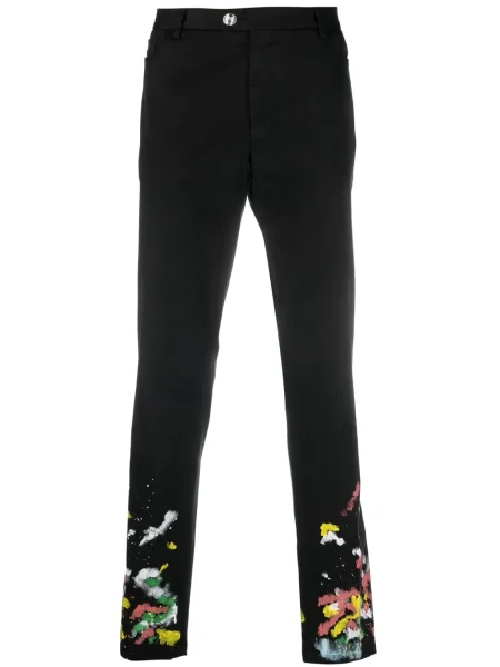 Pantaloni chino Philipp Plein negru