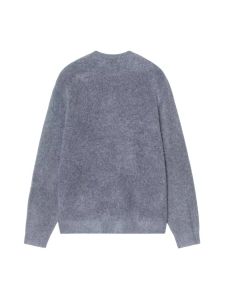 Sweter Carhartt Wip wełniany niebieski