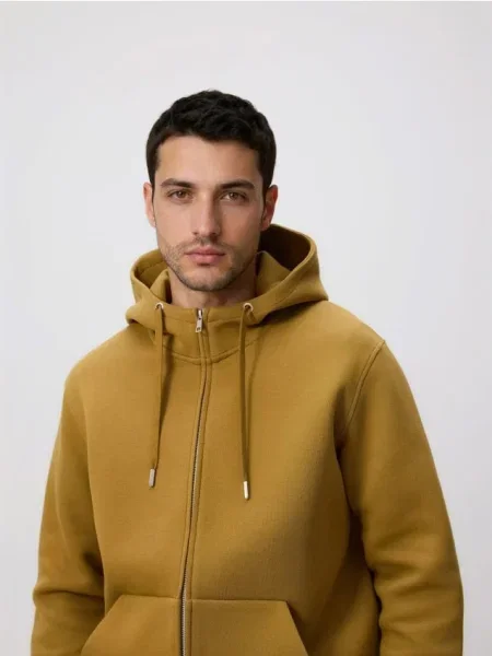 Reserved Hanorac verde-oliv cald verde