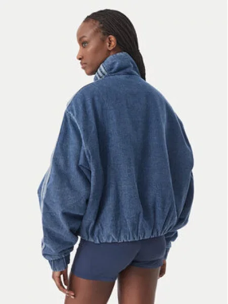 Adidas Originals prechodná bunda dámska rifľová Firebird modrá
