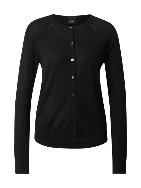 BOSS Geacă tricotată Fonami' negru