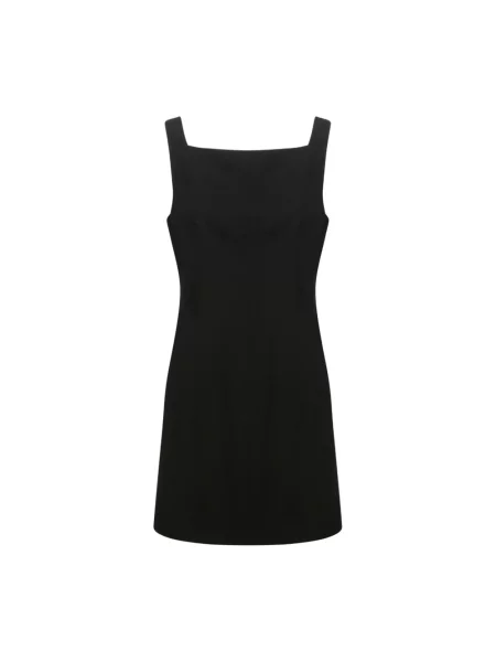 Satynowa sukienka Givenchy czarna