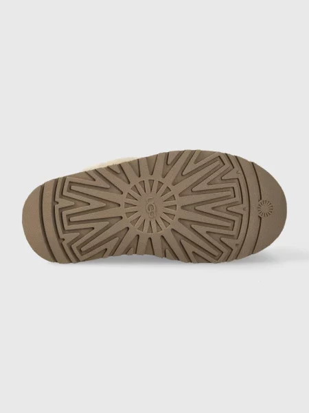 Замшевые тапочки Ugg коричневые
