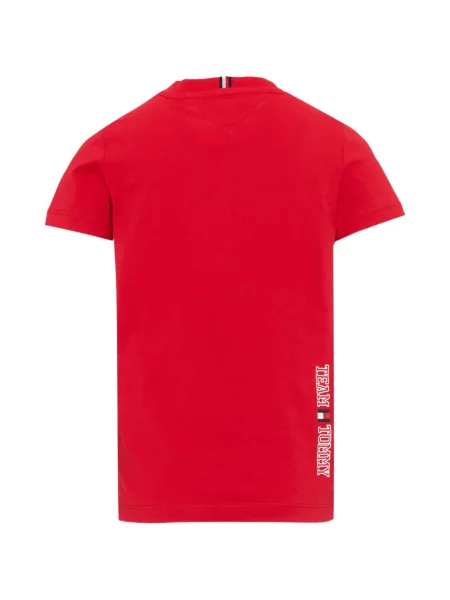 Gyerek póló Tommy Hilfiger piros