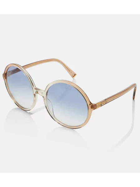 Ochelari de soare Miu Miu albastru