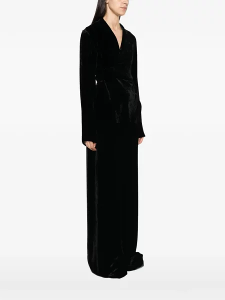 Bluză Rick Owens de catifea negru