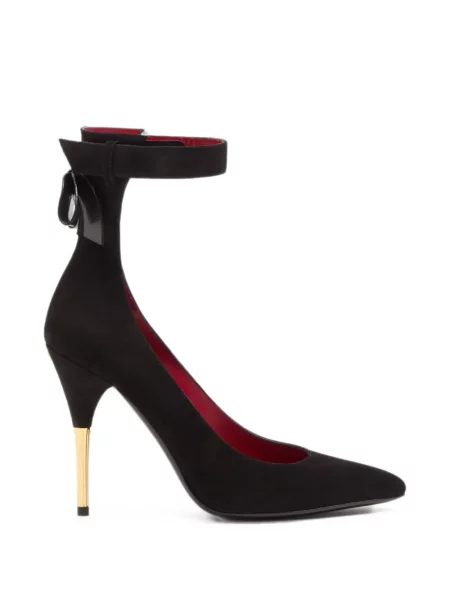 Pantofi cu toc Valentino Garavani din piele de căprioară negru