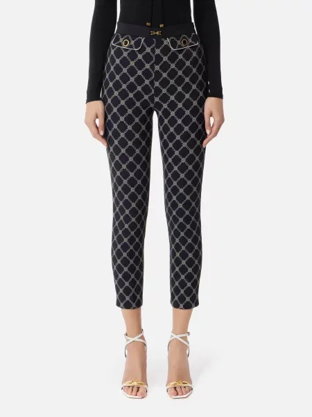 Брюки Elisabetta Franchi черные