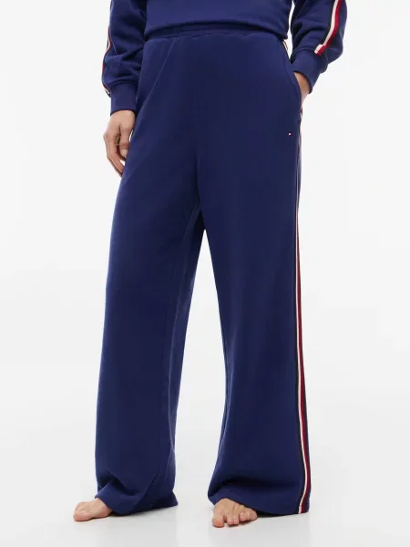 Tommy Hilfiger Melegítő alsó Wide Leg kék