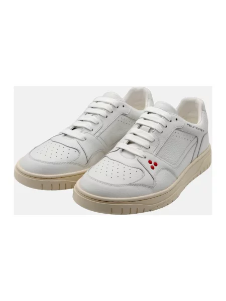 Sneakersy Peuterey skórzane białe