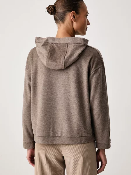 Шерстяной свитер Weekend Max Mara с капюшоном